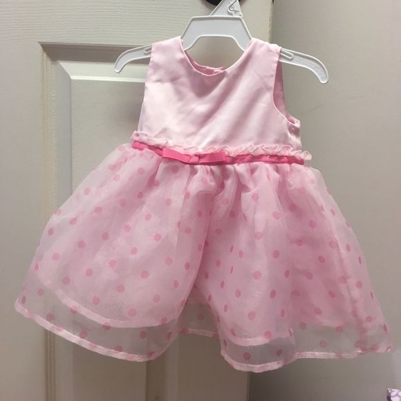 Carter's Other - Gorgeous pink polka dot dress size 3 months